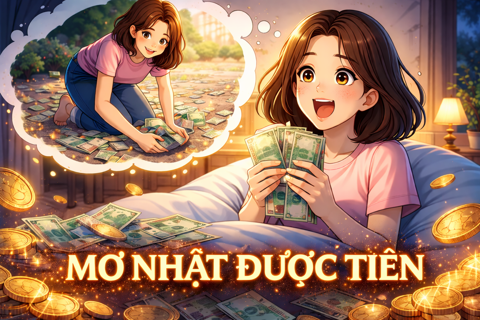 Mơ nhặt được tiền