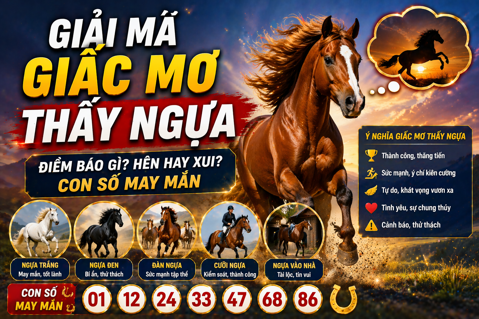 mơ thấy ngựa
