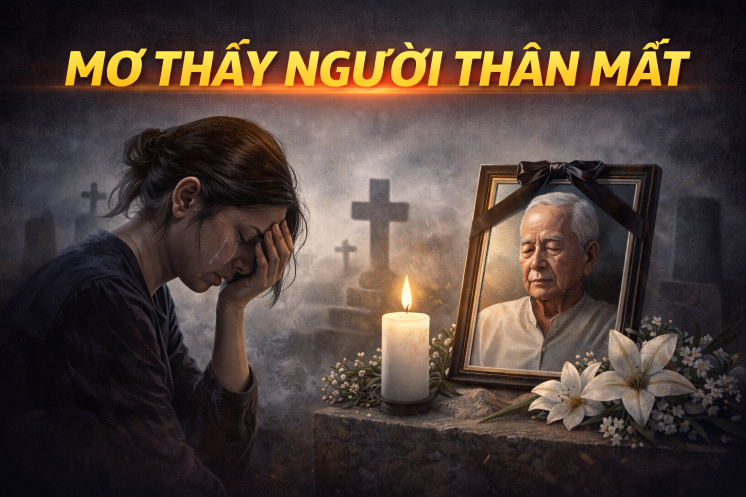 mơ thấy người thân mất